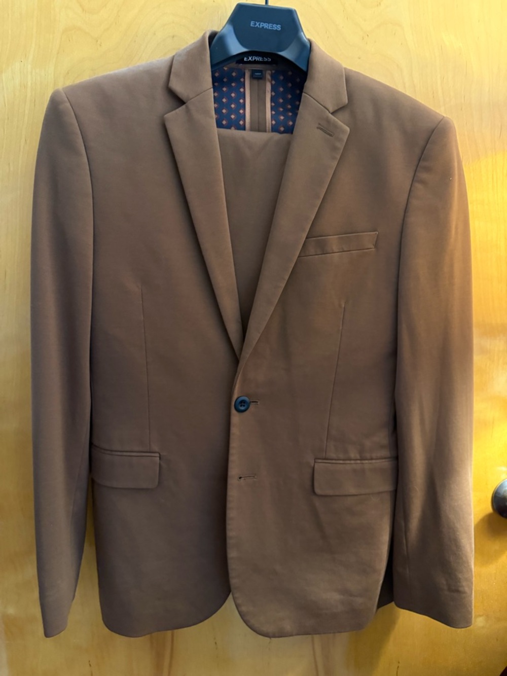 Express Men's Brown Sport Coat Blazer + Pants
